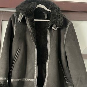 Shearling Moto Jacket